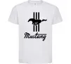 Детская футболка Mustang logo Белый фото