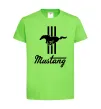 Детская футболка Mustang logo Лаймовый фото