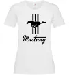 Женская футболка Mustang logo Белый фото