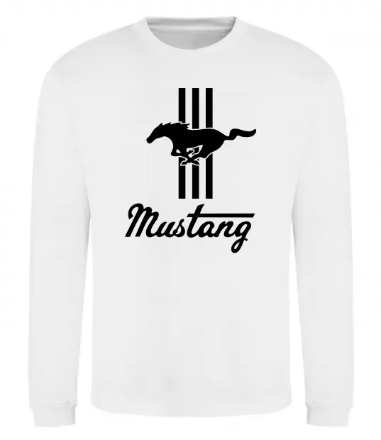 Світшот Mustang logo Білий фото