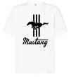 Футболка Оверсайз Mustang logo Белый фото