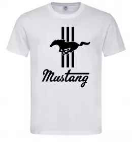 Мужская футболка Mustang logo Белый фото