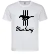 Чоловіча футболка Mustang logo Білий фото