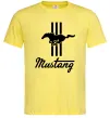 Чоловіча футболка Mustang logo Лимонний фото