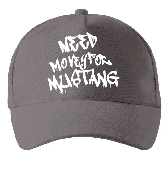 Кепка Need money for Mustang Серый фото