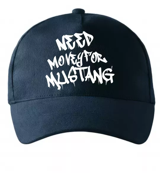 Кепка Need money for Mustang Темно-синий фото