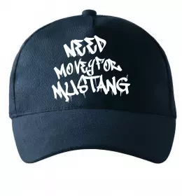 Кепка Real men drive Mustang Черный фото