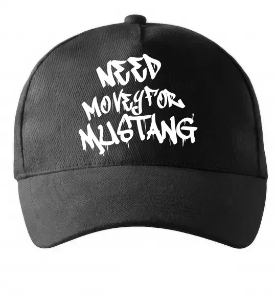 Кепка Need money for Mustang Черный фото