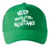 Кепка Need money for Mustang Зеленый фото