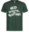Чоловіча футболка Need money for Mustang Темно-зелений фото