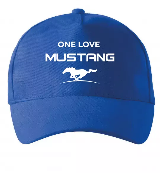 Кепка One love Mustang Ярко-синий фото
