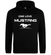 Чоловіча толстовка (худі) One love Mustang Чорний фото