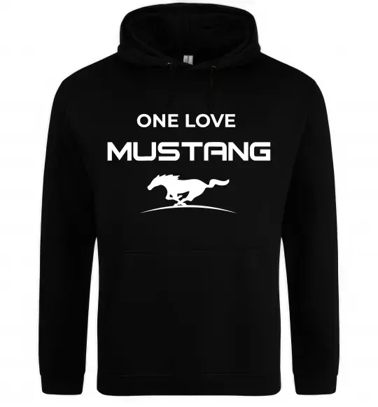 Жіноча толстовка (худі) One love Mustang Чорний фото