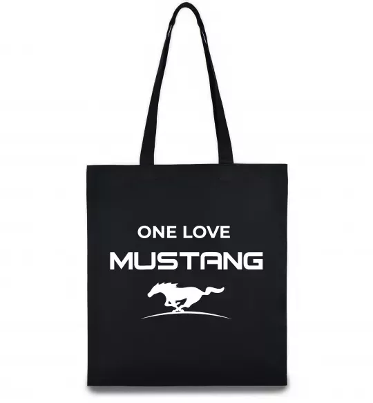 Эко-сумка One love Mustang Черный фото