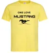 Чоловіча футболка One love Mustang Лимонний фото