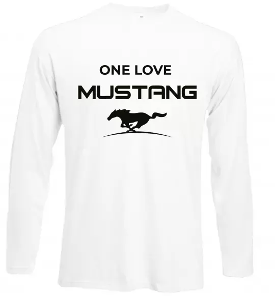Лонгслів One love Mustang Білий фото