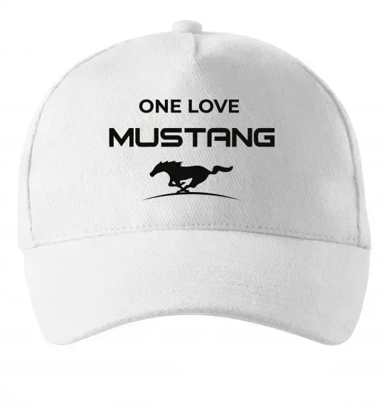 Кепка One love Mustang Белый фото