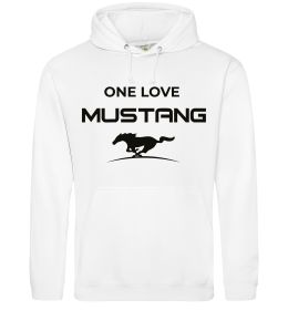Женская толстовка (худи) One love Mustang