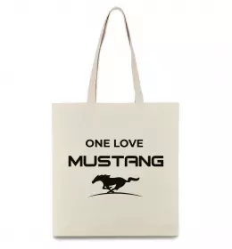 Эко-сумка Real men drive Mustang Черный фото