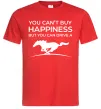 Мужская футболка Drive a Mustang Красный фото