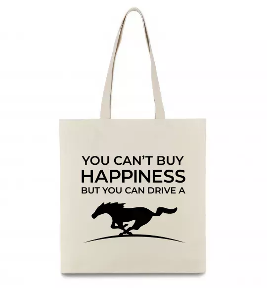 Эко-сумка Drive a Mustang Бежевый фото