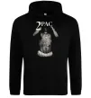 Женская толстовка (худи) 2PAC Черный фото