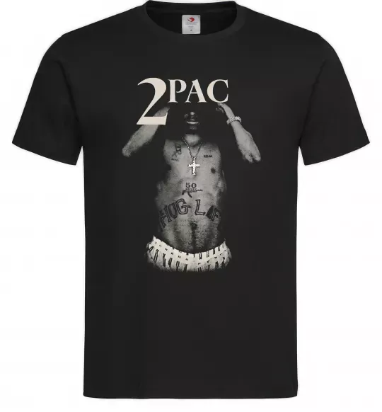Мужская футболка 2PAC Черный фото