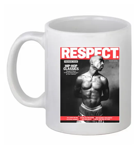 Чашка керамическая 2PAC Respect Белый фото