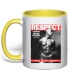 Чашка с цветной ручкой 2PAC Respect Солнечно желтый фото