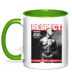Чашка с цветной ручкой 2PAC Respect Зеленый фото