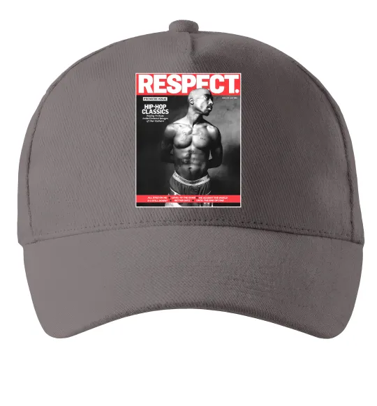 Кепка 2PAC Respect Серый фото