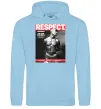 Мужская толстовка (худи) 2PAC Respect Голубой фото