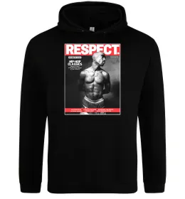 Женская толстовка (худи) 2PAC Respect Черный фото