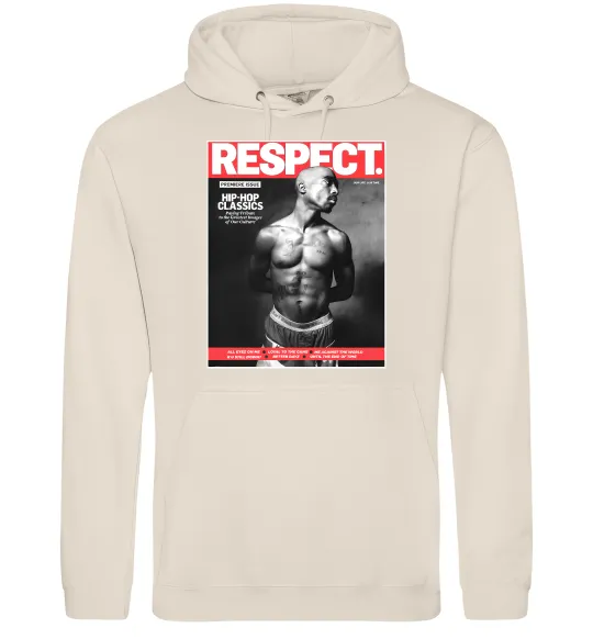 Женская толстовка (худи) 2PAC Respect Таш фото