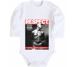 Детский боди 2PAC Respect Белый фото