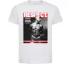 Дитяча футболка 2PAC Respect Білий фото