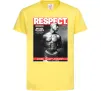 Дитяча футболка 2PAC Respect Лимонний фото