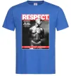Мужская футболка 2PAC Respect Ярко-синий фото