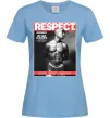 Женская футболка 2PAC Respect Голубой фото
