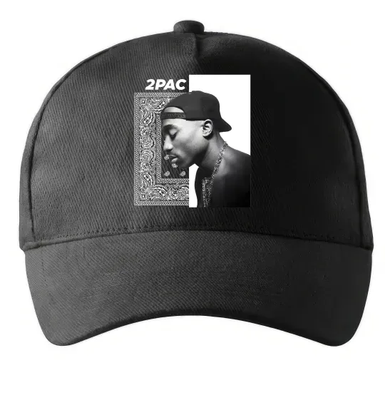Кепка Тупак Шакур Черный фото