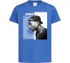 Детская футболка Тупак Шакур Ярко-синий фото