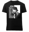 Чоловіча преміум футболка Тупак Шакур Чорний фото