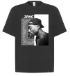Футболка Оверсайз Тупак Шакур Черный фото