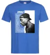 Мужская футболка Тупак Шакур Ярко-синий фото