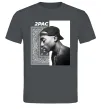 Мужская футболка Тупак Шакур Графит фото