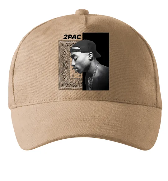 Кепка Тупак Шакур Пісочний фото