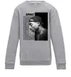 Детский Свитшот Тупак Шакур Серый меланж фото