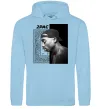 Жіноча толстовка (худі) Тупак Шакур Блакитний фото