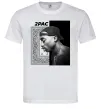 Мужская футболка Тупак Шакур Белый фото