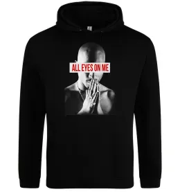 Женская толстовка (худи) All eyes on me Черный фото